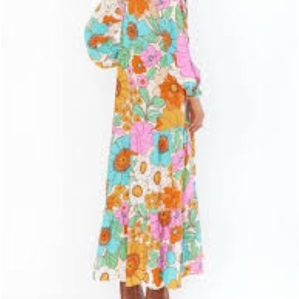 Show Me Your MuMu Floral Maxi Dress - Multicolor